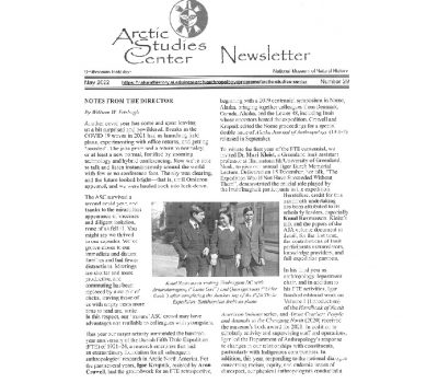 Arctic Studies Newsletter forside_1024x768